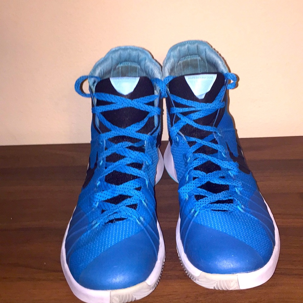 Blue and Black Nike Hyperdunks